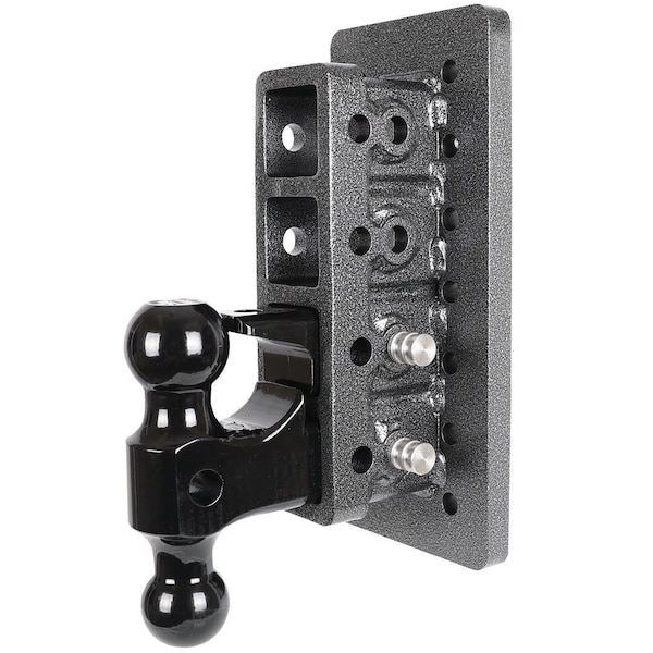 MEGA-DUTY 2 Bolt-On 7.5 Drop 2K TW 16K Hitch & GH-051 Dual-Ball & GH-032 Pintle Lock